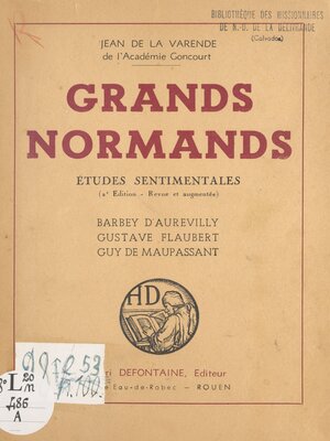 cover image of Grands Normands
